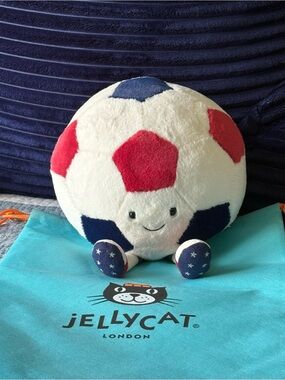 Jellycat Amusables Large USA World Cup  Soccer Ball